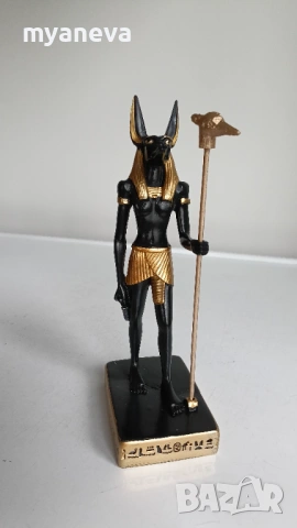 Анубис , древно египетски бог на смъртта, мумифицирането, гробниците, снимка 2 - Статуетки - 53471066