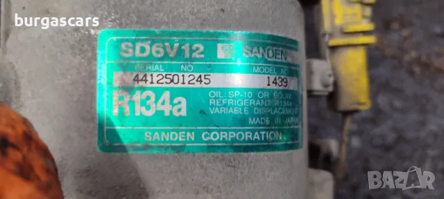 Компресор климатик Sanden SD6V12 Citroen C3 1.4HDI - 90к.с. - 150лв, снимка 2 - Части - 49871085