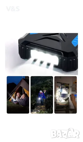 Външна батерия 36000 mAh, соларен Powerbank с Qi безжично зареждане, USB и USB C изход, със соларен , снимка 9 - Външни батерии - 47818728