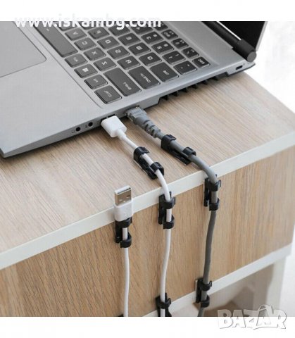 САМОЗАЛЕПВАЩ СЕ ДЪРЖАЧ ЗА КАБЕЛ - код 3147