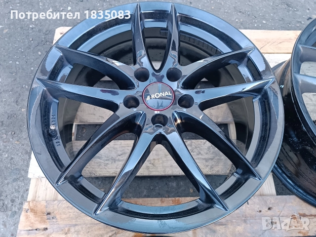 Лети джанти 18ки 5х112 Ronal, снимка 4 - Гуми и джанти - 52866356