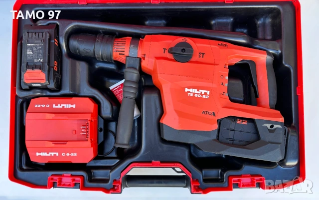 Hilti TE 60-22 Nuron - Ударно пробивна машина 2x22V 12.0Ah перфектен!, снимка 2 - Перфоратори - 53013591
