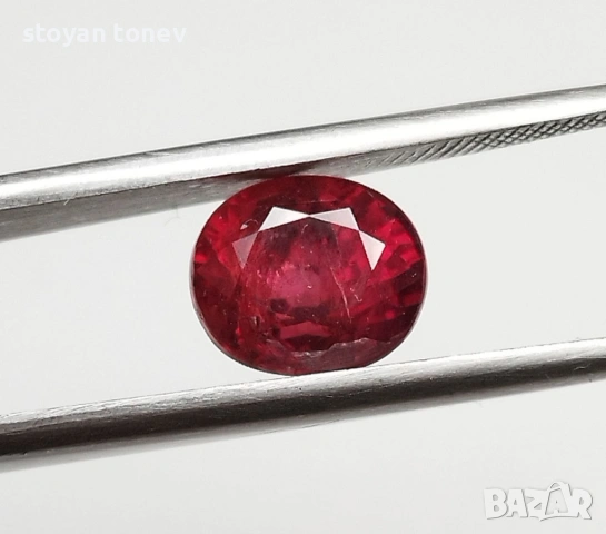 Рядък Ненагряван Сертифициран Рубин 3.18 карата от Уинза, Танзания – Истинско Съкровище! , снимка 12 - Други - 53805332