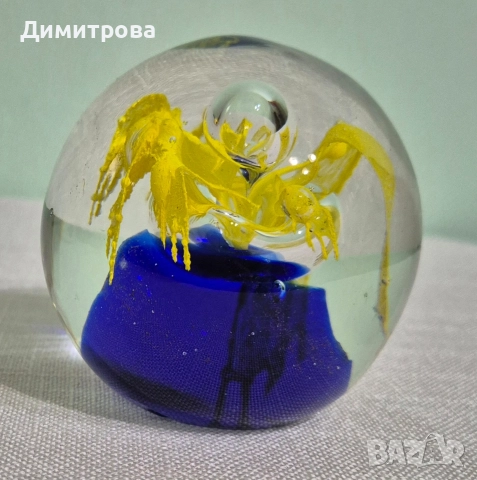 Завладяващи стъклени преспапиета , снимка 17 - Антикварни и старинни предмети - 52686243