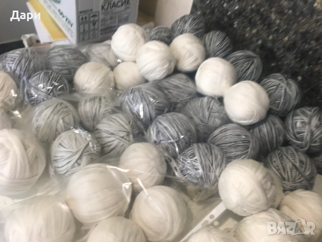 Продавам прежда-памук.Количество-4кг, снимка 3 - Декорация за дома - 51642873