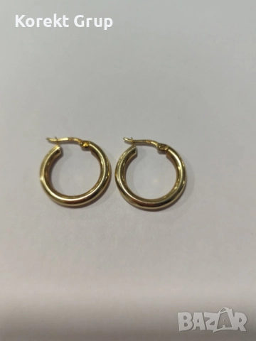 Златни обеци 14к женски, снимка 2 - Обеци - 52901256