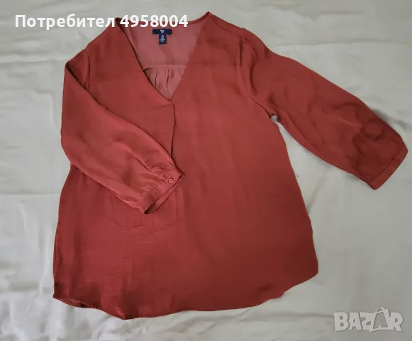 Дамска блуза GAP, цвят теракота/ръжда, размер M, снимка 2 - Блузи с дълъг ръкав и пуловери - 56208499