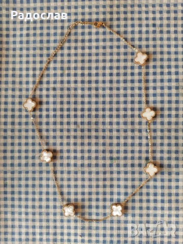 колие със естествен седеф