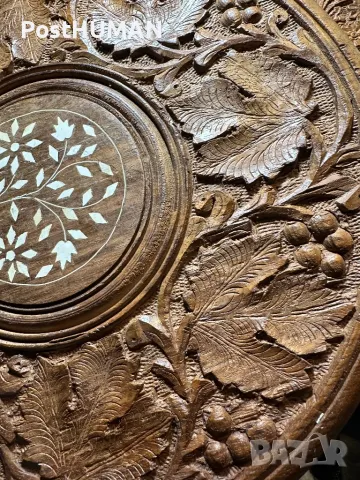 Дървена масичка , снимка 8 - Антикварни и старинни предмети - 47440056