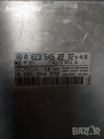 компютър Mercedes SLK R170 , A0235452232 , 0261204572 , A 023 545 22 32, снимка 3 - Части - 53368422