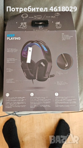 Геймърски слушалки Logitec G335, снимка 4 - Слушалки и портативни колонки - 53139426