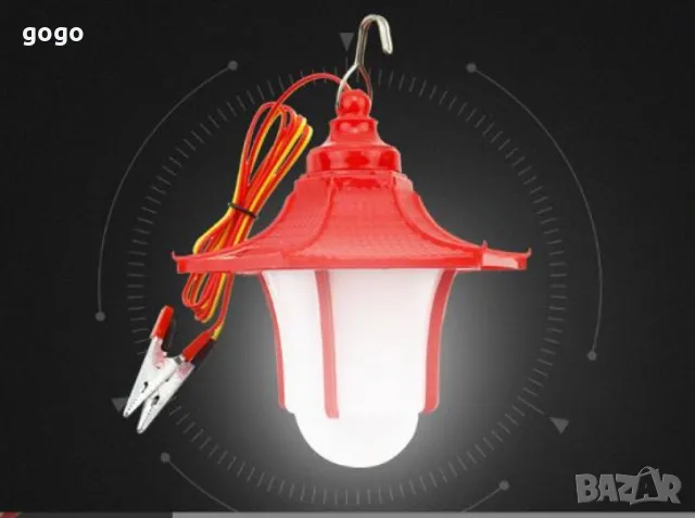 LED крушка с щипки 1440LM 6400K 12V 12W, снимка 2 - Лед осветление - 49449746