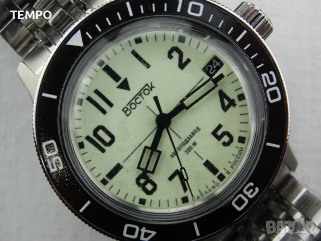 ВОСТОК АМФИБИЯ АВТОМАТИЧЕН-FULL LUME ref: 72012Б, снимка 7 - Мъжки - 43325916