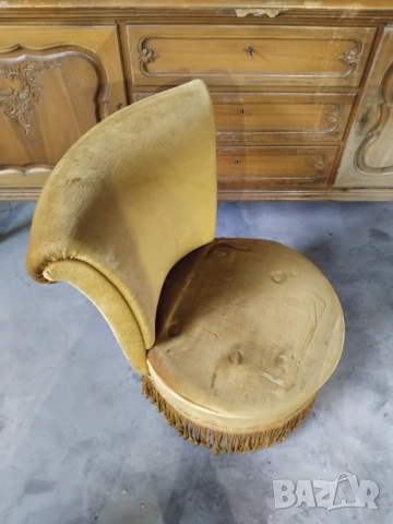 Ретро малко канапе Арт-деко, снимка 2 - Антикварни и старинни предмети - 52514987