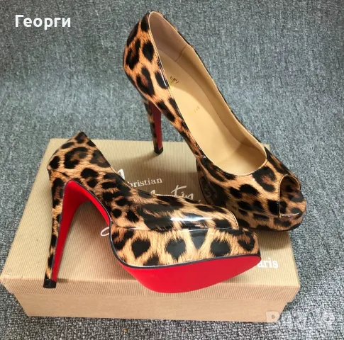 Дамски обувки/токчета Christian Louboutin Fetish Leopard 35-42 номер, снимка 3 - Дамски обувки на ток - 55927043
