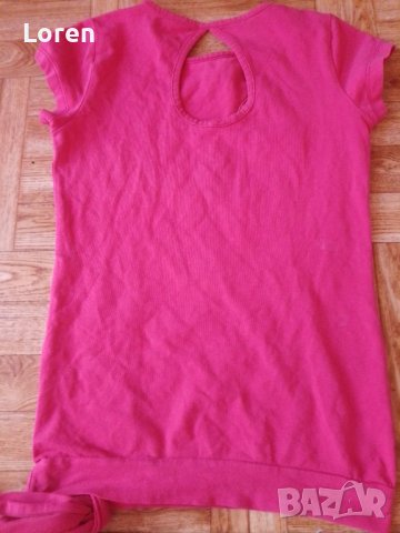 Подарявам!Тениска с пайети в розово , снимка 4 - Детски тениски и потници - 41551420