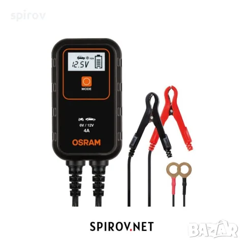 Интелигентно зарядно устройство OSRAM BATTERYcharge 904 – 6/12V 4A