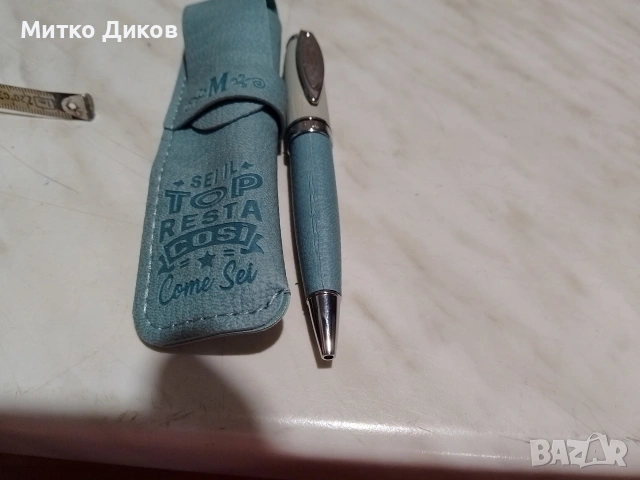 луксозна химикалка H&H серия Silvia, дърво и метал с декоративно гравиран клипс. , снимка 4 - Други - 53801443