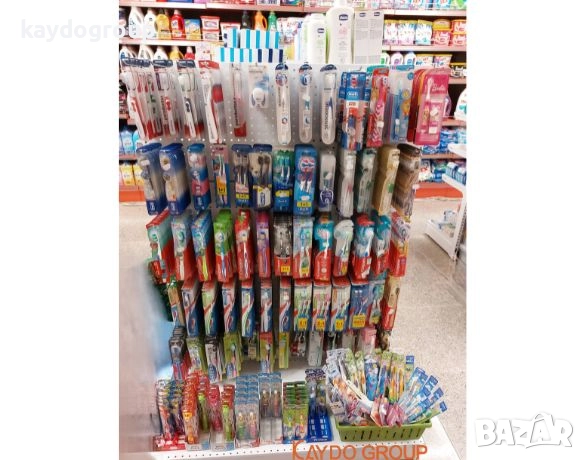 Магазинен метален стелаж с перфо гръб, бял - НОВИ, НАЛИЧНИ, снимка 3 - Стелажи и щандове - 51832519