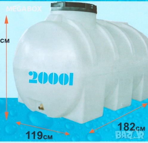 БИДОН 2000 литра, снимка 6 - Бидони, бурета и бъчви - 44838106