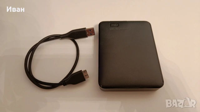 Продавам външен хард диск Western Digital Elements 3TB Black