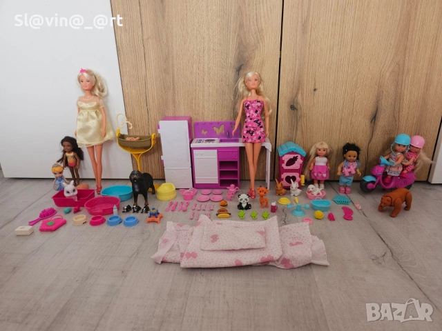 Огромен лот от кукли барби и аксесоари, снимка 2 - Кукли - 53340817