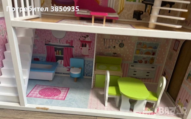 Къща за кукли , снимка 3 - Кукли - 52302341