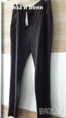 нов памучен спортен панталон долнище-с широк ластичен колан и джобове, с етикет, снимка 1 - Спортни екипи - 35955856