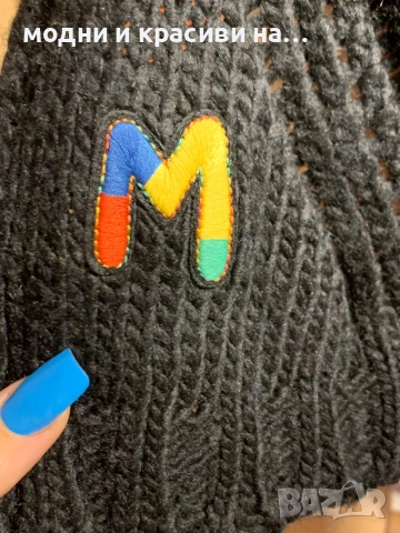 Пъстроцветен зимен шал Missoni, снимка 5 - Шалове - 53035987