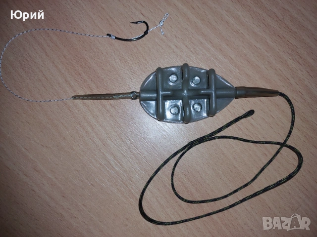 МОНТАЖ С МЕТОД ФИДЕР Flat 20g / 30g / 40g/ 50g, снимка 10 - Други спортове - 53659250