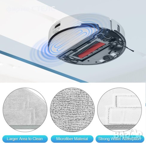 Комплект аксесоари STELS, Съвместими с прахосмукачка Roborock S8, S8+, S8 Pro Ultra, снимка 4 - Други - 44475499