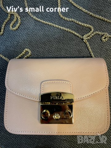 Furla Metropolis mini естествена кожа 17см., снимка 1 - Чанти - 35748838