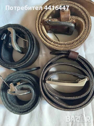 Дамски / мъжки колани естествена кожа, снимка 2 - Колани - 51553723