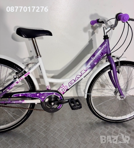 Алуминиев велосипед за момиче Baxx 24 цола/ колело, снимка 4 - Велосипеди - 53766867