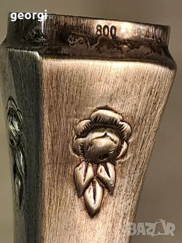 две немски сребърни вазички, снимка 7 - Вази - 49923303