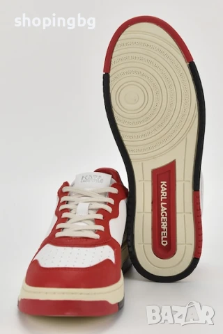 Мъжки сникърси Karl Lagerfeld KREW  275 лв., снимка 4 - Кецове - 51053545