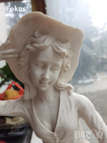 Страхотна голяма статуетка от мраморен прах - Mario Pegoraro, снимка 6 - Антикварни и старинни предмети - 53348177