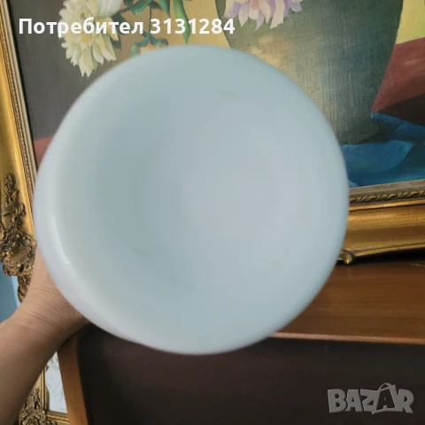 Античная рядка опалинова ваза рьчна рисувани Франция, снимка 9 - Други ценни предмети - 50699808