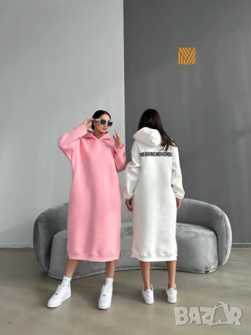 рокли тип суичър , снимка 11 - Рокли - 51423777