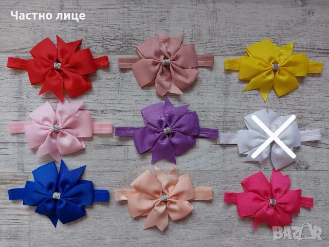 Бебешки ленти за коса 