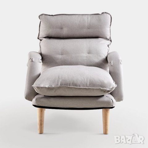 ПРОМОЦИЯ Кресло / канапе с табуретка DYQM-LC-B0211, снимка 3 - Дивани и мека мебел - 38952341