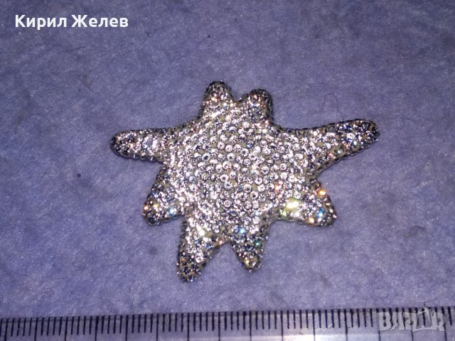  СРЕБЪРНА СНЕЖИНКА - ФЕШЪН АРТ МЕДАЛЬОН СРЕБРО 925 Част От КОМПЛЕКТ с БЯЛ ЕМАЙЛ и КРИСТАЛИ 36399, снимка 6 - Колиета, медальони, синджири - 39568492