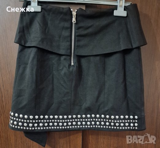 Уникална черна пола, снимка 3 - Поли - 38897692