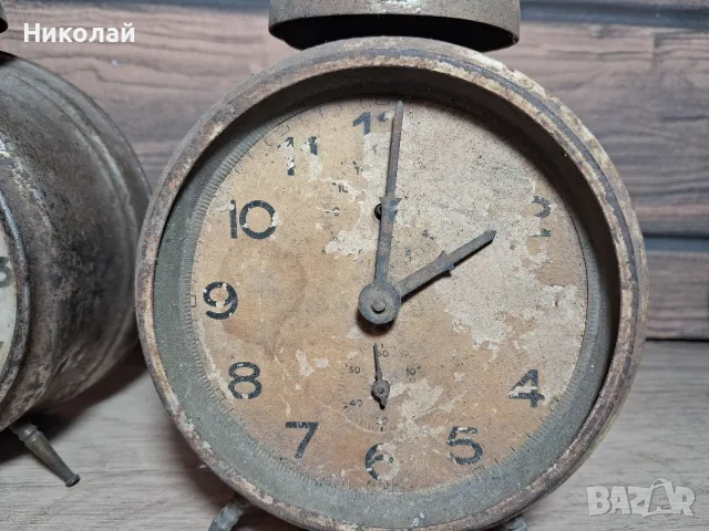 Лот Стари Будилници за части реставрация Юнгханс Густав Бекер, снимка 6 - Антикварни и старинни предмети - 56239670