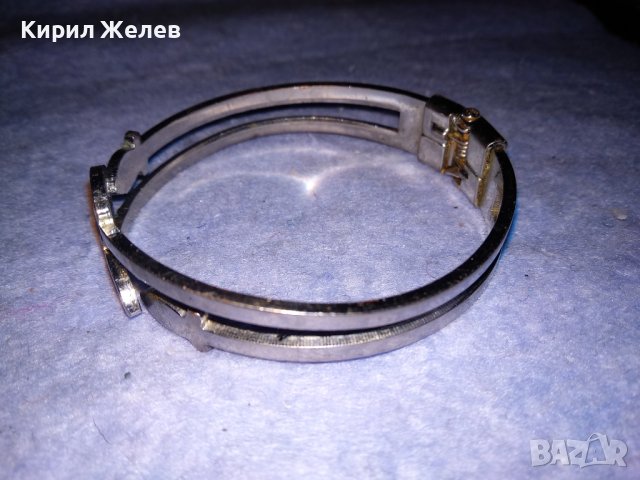 КРАСИВА СРЕБРИСТА ВИНТИДЖ АРТ ГРИВНА от БЛАГОРОДНА НЕРЪЖДАЕМА СТОМАНА 38049, снимка 9 - Гривни - 40811909