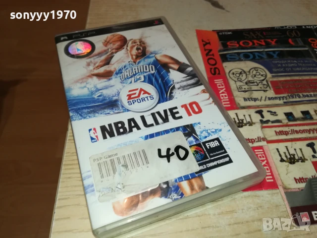 SONY PSP NBA LIVE 10 GAME-ВНОС GERMANY 2707251237