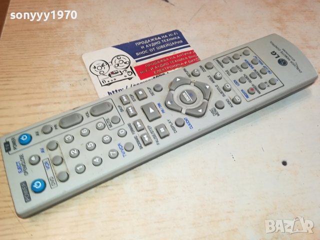 LG DVD/VCR REMOTE CONTRIL-ВНОС SWISS 0802241052