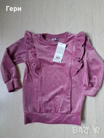 Мека, топла блузка р-р 122. Нова с етикет.