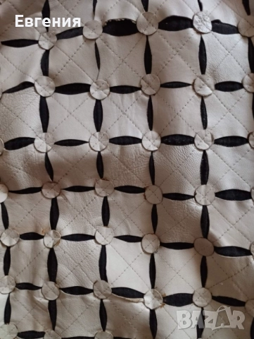 Дизайнерско яке от естествена кожа, снимка 3 - Якета - 52143886