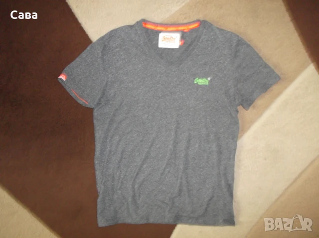 Тениски SUPERDRY  мъжки,М-Л  /сива,синя,тъмносива/, снимка 9 - Тениски - 47173049